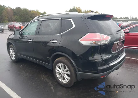 2014 Nissan Rogue Sv z USA, uszkodzony, nr VIN 5N1AT2MV0EC834784